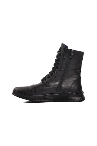 Siyah İçi Polarlı Hakiki Deri Erkek Bot Thk 2025 M Siyah