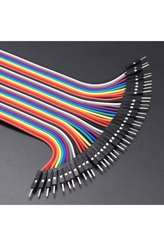 120 Parça 200 Mm Jumper Kablo Seti + Breadboard + Regülatör