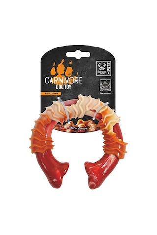 M-pets Carnivore Ring Bone Pastırma Aromalı Kemik Köpek Oyuncağı Large 14x13,7x4,1 Cm 244-50121.02