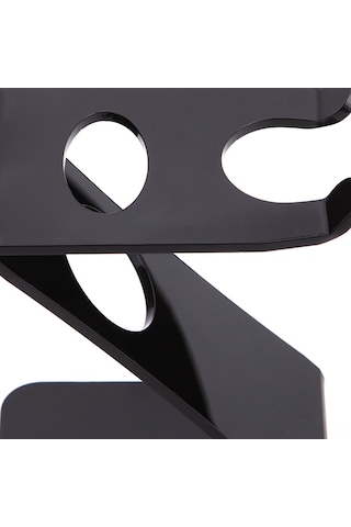 Springsun Siyah Akrilik Tıraş Aleti Depolama Rafı - Tıraş Fırçası Ve Bıçağı Tutucu - Banyo Tezgahı Düzenleyici S1080