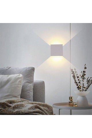 Led Duvar Lambası Modern İç Mekan Duvar Lambası, Duvara Monte Edilen Işık, A Beyaz