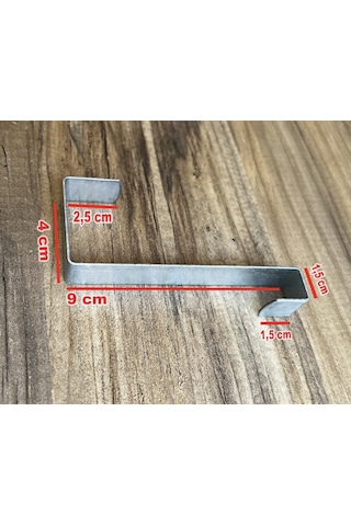 Weblonya Kapı Arkası Askılık 10 Adet Metal Kanca Askı 3021 (96465147) Diğer