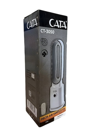 Cata Delta Air Ct-3050 Uzaktan Kumandalı Kule Tipi Vantilatör Beyaz