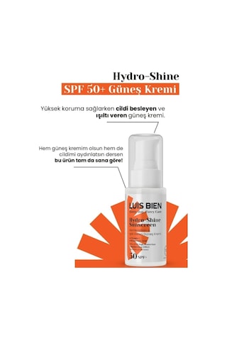 Luis Bien Nemlendiren Ve Işıltı Veren Güneş Kremi Spf50 50ml