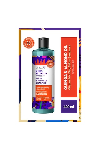 Kind Rituals Kinoa Almond Oil & Rose Water Chamomile Şampuan Seti 2x400ml-vegan