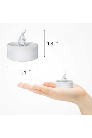 Maiyame 12 Adet Isı Beyaz Yanıp Sönen Plastik Led Mumlar İle Kaliteli Altın Delikli Kağıtlar, Gerçekçi Yanma Efekti, Romantik Ambiyans Oluşturucu Parti Ve Ev Dekorasyon Aleti Renkli