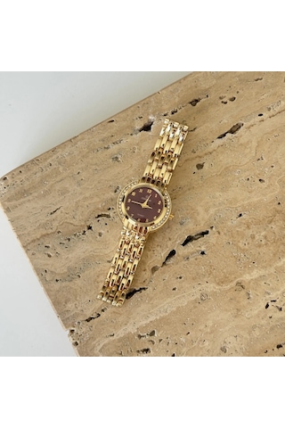 Savior Collection Sydney Gold Bordo Saat