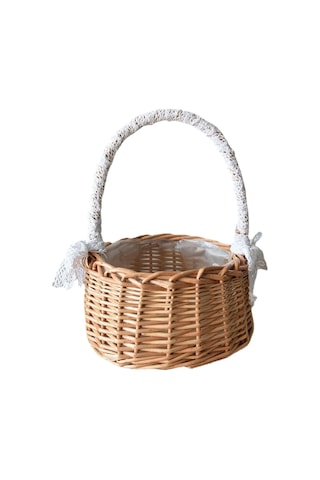 Suntek Magideal Rustik El Yapımı Rattan Depolama Sepeti Düğün M