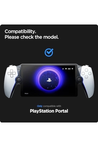 Playstation Portal İle Uyumlu Kolay Kurulum Cam Ekran Koruyucu Glas.tr Ez Fit Hd Şeffaf - Agl07183