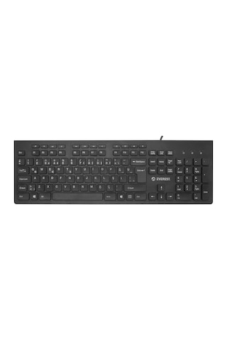 Everest DLK-180 Siyah USB Q Multimedia Klavye