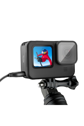 Ayex Telesin Gp-clc-901 Şarj Portlu Batarya Kapağı - Gopro Uyumlu