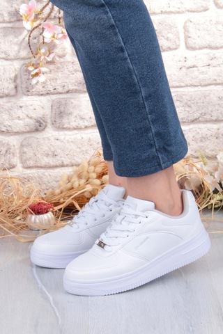 M.p 252 6049 Rahat Hafif Orijinal Ürün Kadın Sneaker Spor Ayakkabı Beyaz