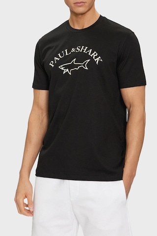 Paul & Shark Erkek T Shirt 24411032 011 Siyah SIYAH Siyah