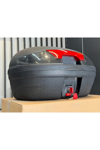 Motosiklet Arka Çanta 46 Litre Motorsiklet Kurye Çantası Siyah Renk