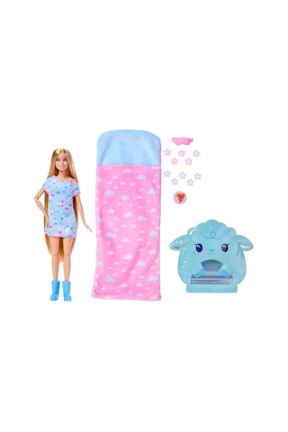Barbie Sleepover Reveal Sürpriz Pijama Partisi Bebek Ve Aksesuar Seti Jmr88