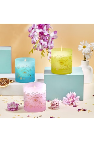 Selka Home Hyleg Egzotic Amazon Kokulu Organik Cam Mum 480 Gr 001