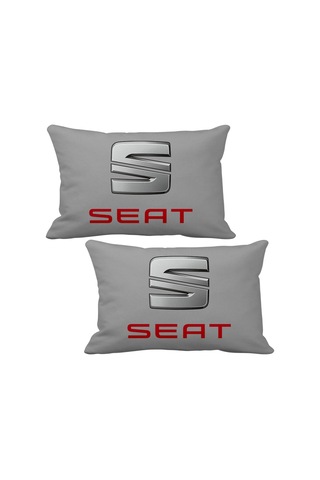 Seat 2 Li Lüks Araç Boyun Yastığı 5 Renk Ahşap Anahtarlık
