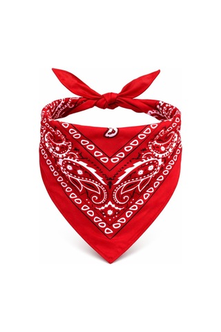 Astrid T Hafta Sonu Giysisi Eğlence Detayı Oyun Kıyafeti Kırmızı Kovboy Fuları Çocuk Bandana Western 00-kırmızı