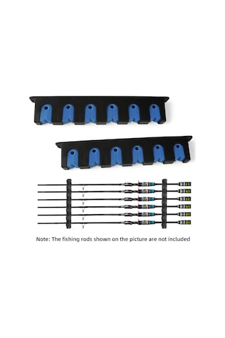 Geeksen Yatay Olta Kamışı Rafı Duvara Monte Olta Kamışı Tutucu Garaj Ve Tekne İçin