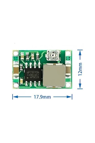 Mini-360 Voltaj Düşürücü Modül Güç Kaynağı Ayarlanabilir Voltaj Çıkışı 1v/ 17v Rc Uçak Araba Quadco