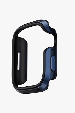 Apple Uyumlu Watch 45mm Kasa Koruyucu Metalik Görünüm Valencia Serisi Camlı Kasa