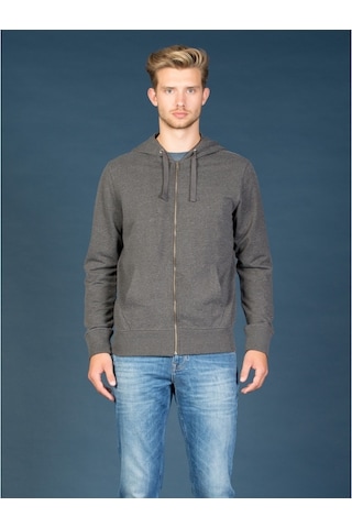 Colin's Regular Fit Kapişonlu Antrasit Erkek Sweatshirt CL1002717_q1.v1_ANM