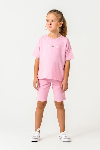 Rolypoly Kız Çocuk Pembe Bermuda Takım Rp3802-c-v3 Pembe