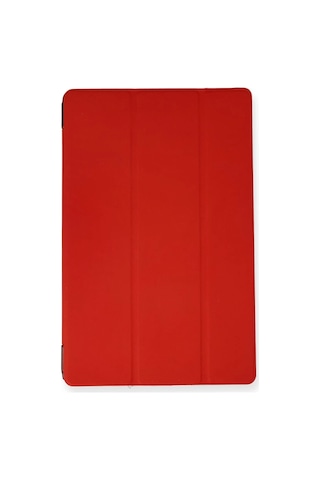 Apple İpad Uyumlu 2022 10.9 10.nesil Kılıf Tablet Smart Kılıf - Kırmızı Arka Kapak