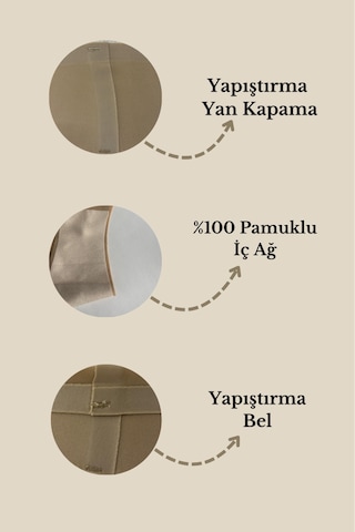 Sensu Kadın Yapıştırma Lazer Kesim Külot - Kts4055 Ten Ten
