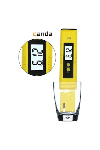 Candagrup Dijital Ph Metre Otomatik Kalibrasyonlu Su Sıvı Akvaryum Ph Ölçer 471318917