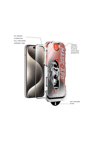 X-gorilla İphone 13/13 Pro / 14 / 16e Ekran Koruyucu Cam 9h Kırılmaz Tam Kaplama, Tozsuz Uygulama Ve Kırılmaz & Çizilmez Şeffaf & Hayalet Seçenekleri