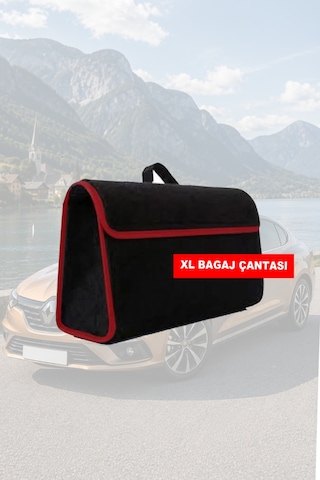 Volvo 569 Uyumlu Koltuk Yastığı Siyah Renk Bagaj Çantası Lüks Model