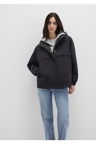 Mavi - Kapüşonlu Siyah Ceket 1110348-900 Siyah