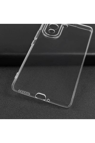 Huawei Nova 10 İle Uyumlu Kılıf Şeffaf Kamera Korumalı Esnek Silikon Telefon Kılıfı Kapak