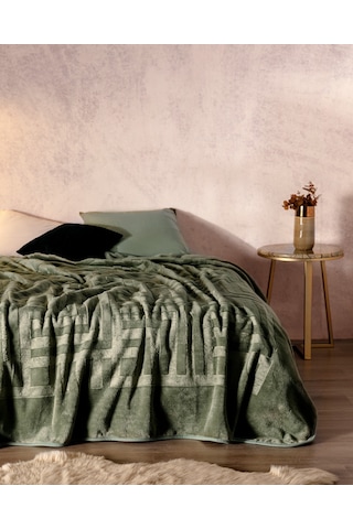 Madame Coco Clementine Vizon Emboss Battaniye Bat0000000021çift Kişilik-haki