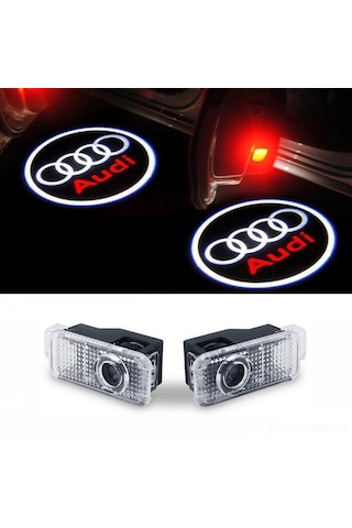 Audi A4 Kapı Altı Hayalet Logo Lazer Led 2003-2008