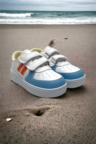 Çocuk Sneaker Spor Ayakkabı Mavi - Beyaz 001