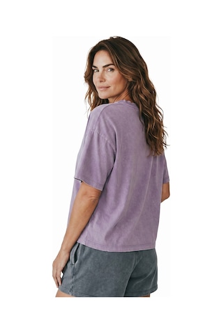 Sportive Sara Kadın Lila Günlük Stil T-shirt 26yk0026-lıl Mor