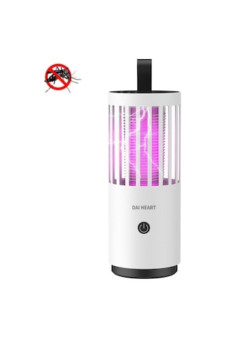 Daı Heart Electric Mosquito Killer Lamp Outdoor Household Photocatalyst Mosquito Killer,style: Usb Direct Plug, Size:usb Direct Plug