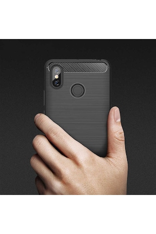 Xiaomi Mi A2 Lite Kılıf Zore Room Silikon Kapak Lacivert