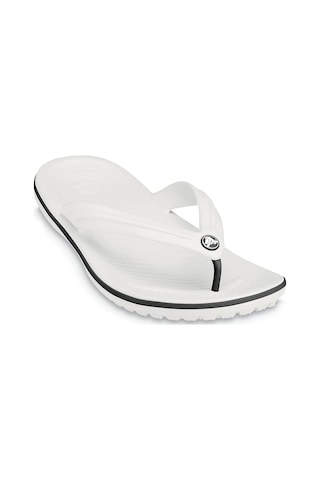 Erkek Crocs Terlik Crocband Flip White 11033-100-456 Beyaz