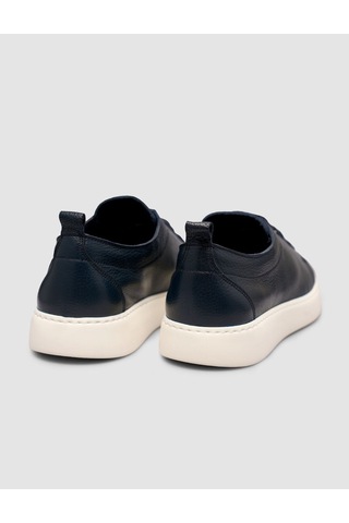 Cabani Erkek Minimal Laci Deri Sneaker Lacivert
