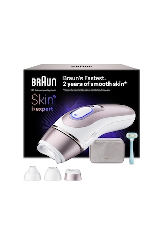 Braun IPL Skin i·Expert Evde Lazerle Tüy Alma App ile Çanta Gillette Venus 3 Başlık PL7321