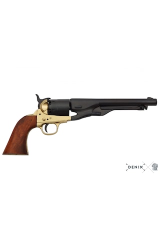 Denix American Army Revolver 1860 Usa Koleksiyon Obje 37cm