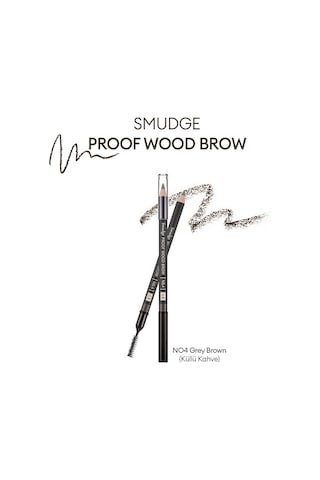 Missha Smudge Proof Wood Brow Bulaşmayan Kalıcı Doğal Kaş Kalemi Gray Brown