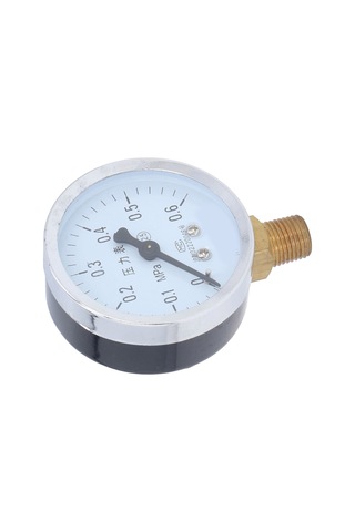 Dofolink Demir Kasa 1/4 Npt Basınç Ölçer - Su, Hidrolik, Yağ Basıncı İçin - 0-1 Mpa Aralığı - Şeffaf Gösterge - Ev, Sanayi Kullanıma Uygun