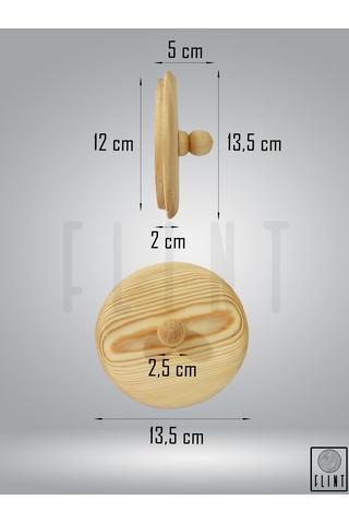 Doğal Ahşap Kavanoz Kapağı 12 Cm Fanus Kapağı Cam Kavanoz Kapağı Dekoratif Ahşap Kapak Çam Ağacı