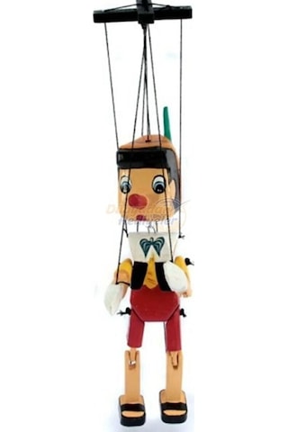 Ahşap Pinokyo Kukla Küçük Boy 20 cm