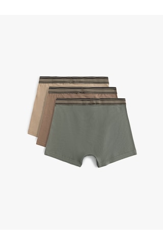 Koton 3'lü Boxer Seti Çok Renkli Pamuklu Yeşil 5wlm90023mk Yeşil