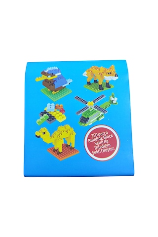 250 Parça Yapı İnşaat Blokları Kaliteli Kırılmaz Malzeme Yerli Üretim Building Blocks